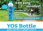 De waterfles met pillendoos