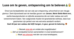 Luxe om te geven, ontspanning om te beleven