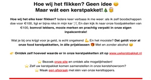 Hoe wij het flikken? Geen idee 😊 Maar wát een kerstpakket!🎄🎅