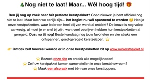 🎄Nog niet te laat! Maar... Wél hoog tijd! 🎁