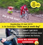 Fiets naar je werk dag