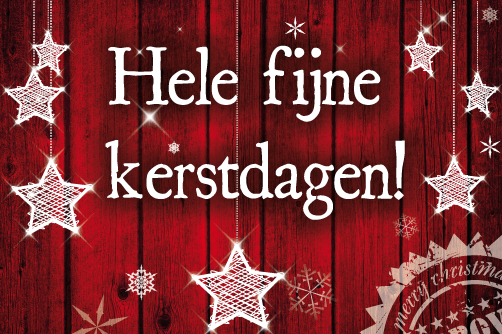 Hele fijne Kerstdagen!